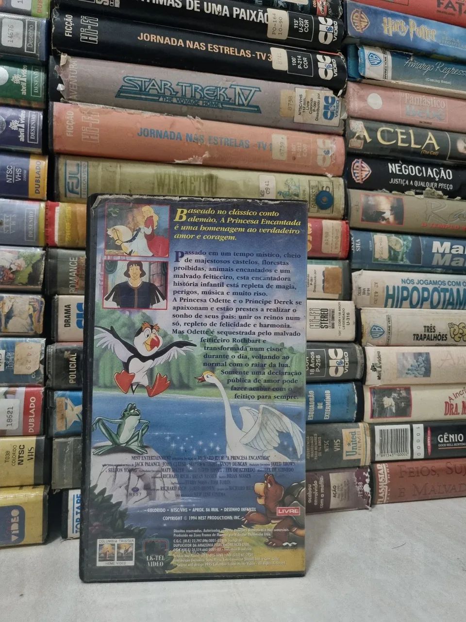 Vhs A Princesa Encantada de 1994  - Foto 2