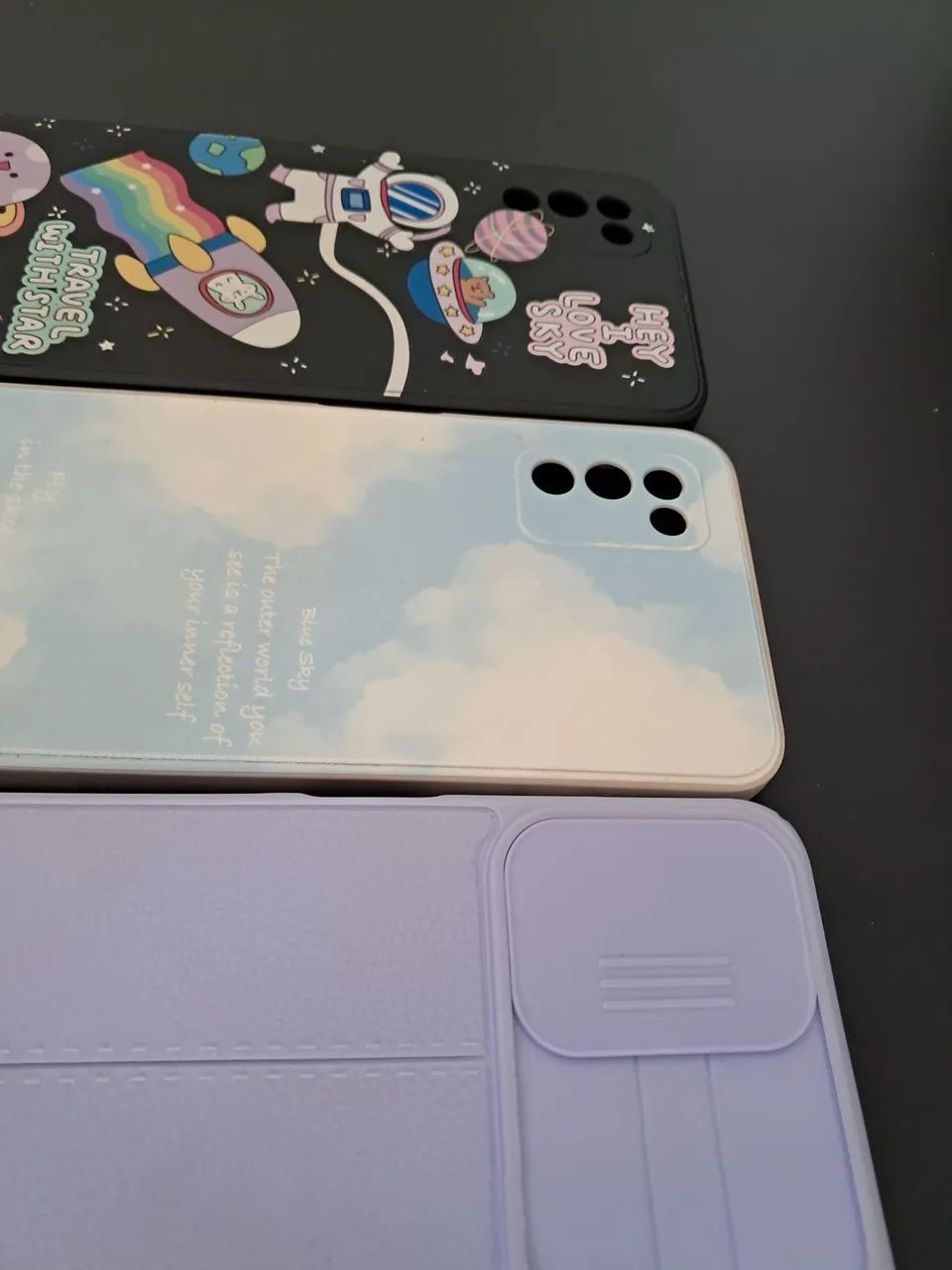 Kit com 3 capinhas Galaxy A03s - Foto 3