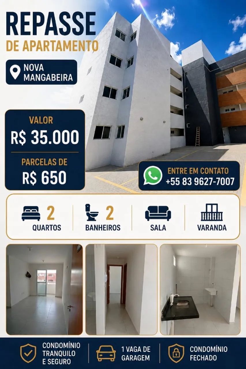 APARTAMENTO EM NOVA MANGABEIRA 