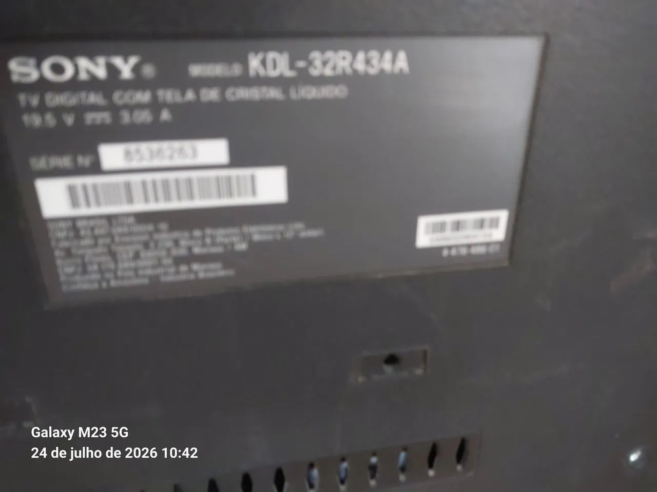 Tv 32 sony com defeito - Foto 3