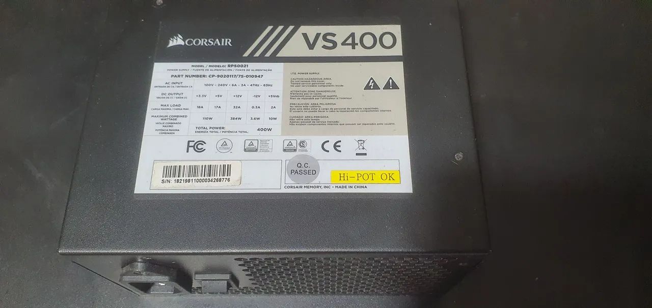 Fonte 400w Corsair  - Foto 2