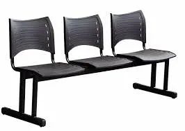 CADEIRA DE 3 LUGARES PARA RECEPÇAO AVISTA r$ 499,00 NOVAS * - Foto 2