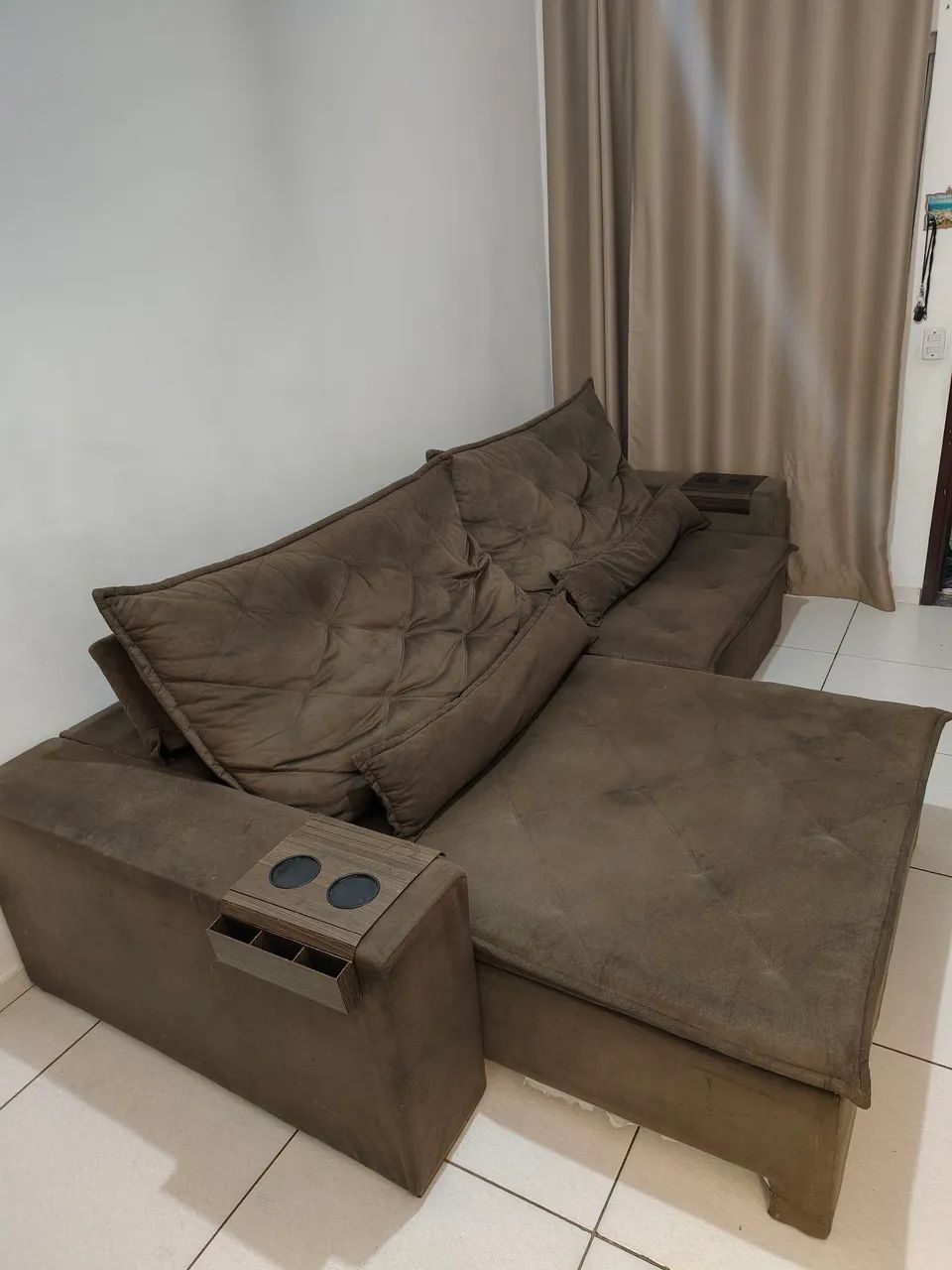 Sofá retrátil de 2.90 bem conservado  - Foto 5