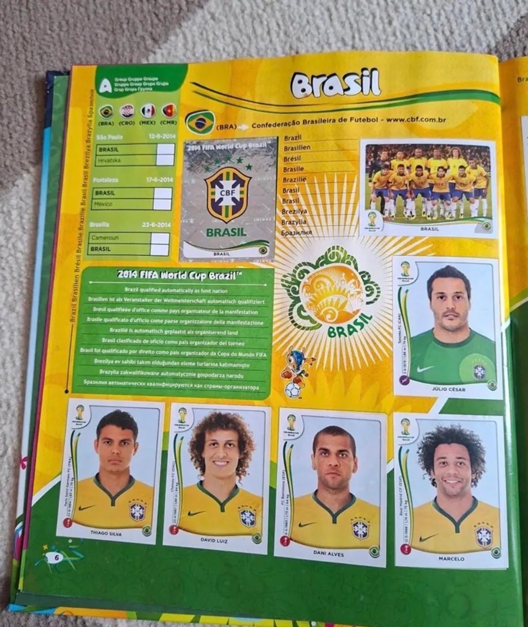 Álbum Capa Dura Copa 2014 completo  - Foto 5