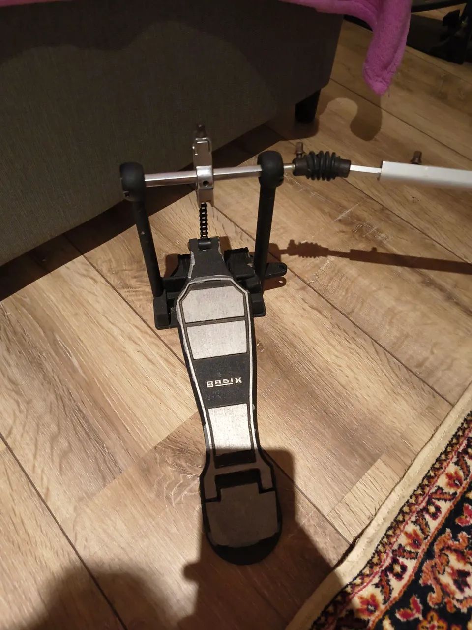 Pedaleira dupla bateria Basix - Foto 3