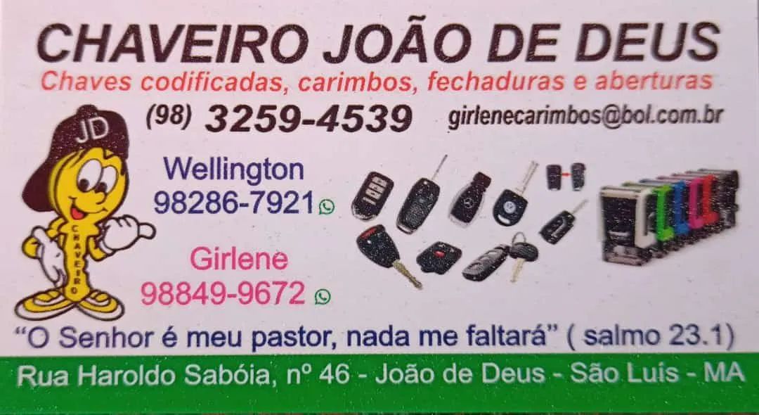 Chaveiro João de Deus 