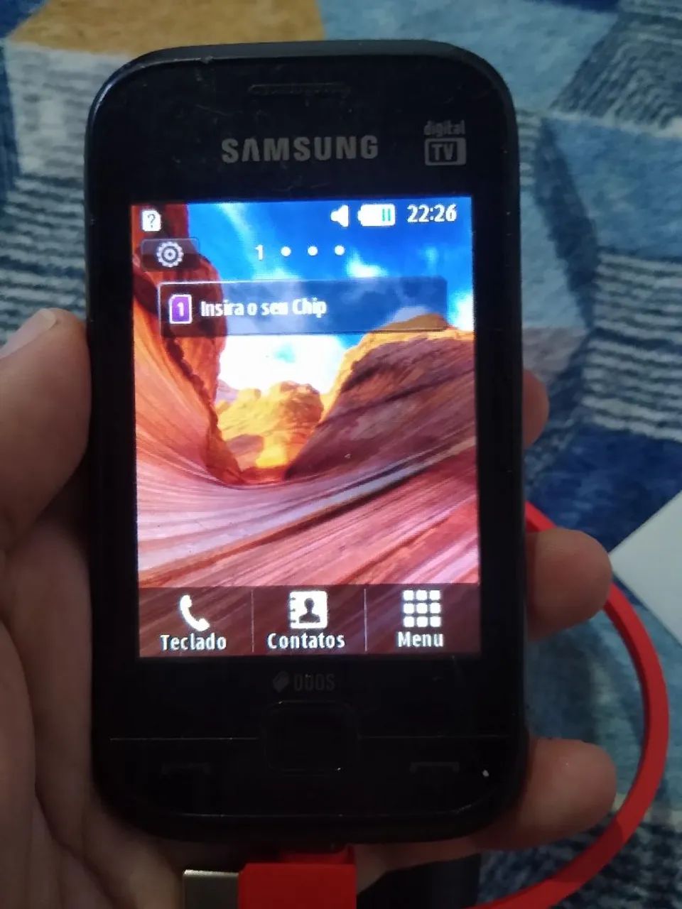 Celular antigo Samsung com TV digital - Foto 2