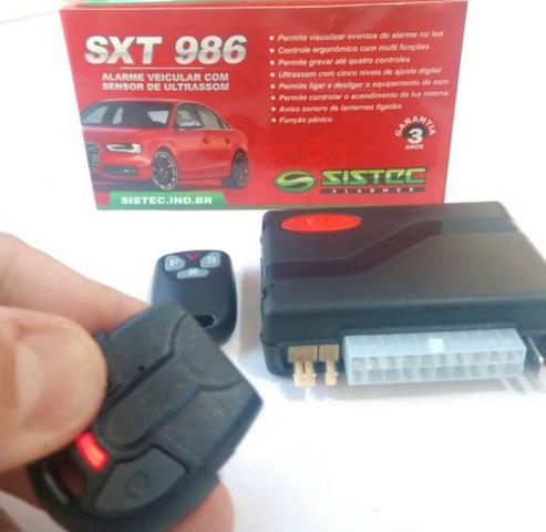 Alarme Sistec Sxt 986 + Cabeça Fiat Palio Siena Strada Uno Siena