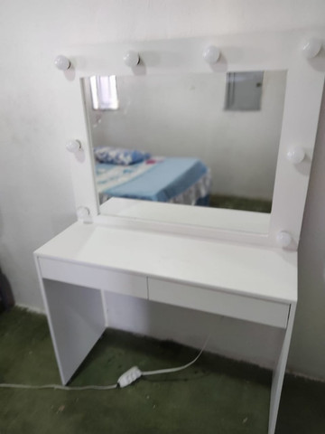 Penteadeira Camarim em MDF - Branco R$ 750 - Foto 5