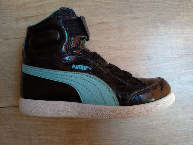 tenis puma cano alto infantil