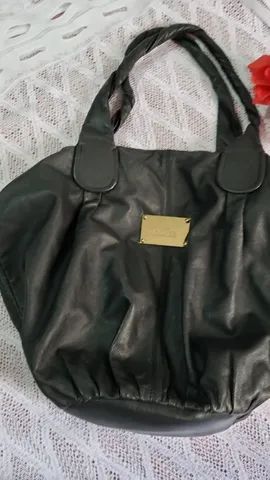 Bolsa Corte grande em couro 