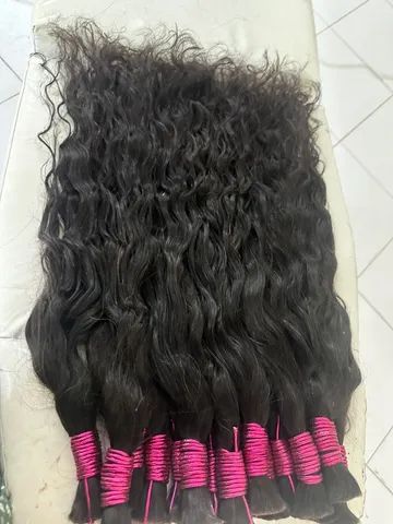 Cabelo humano / ondulado de 65 cm - Foto 3