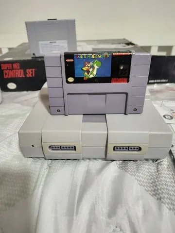 Super Nintendo todo Original na Caixa. Lance Livre. Aco