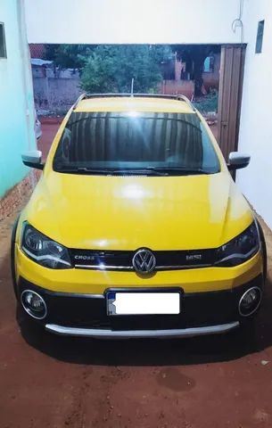 Saveiro G5 Cross Amarela rebaixada aro 20