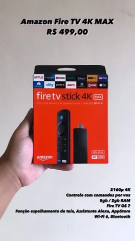 Fire Tv Box 4k Tv Stick 3 Inclui Comandos Da Tv Com Atalhos - GR Eletrônicos
