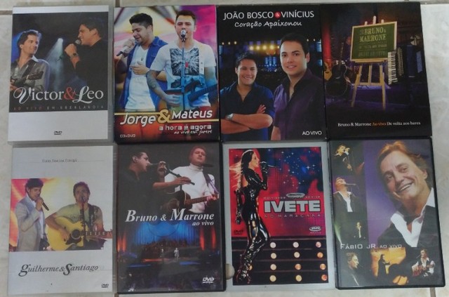 DVDs de Músicas Variadas Originais 