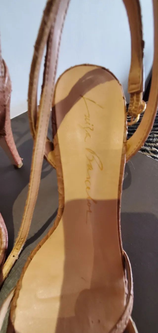 Sandália Luiza Barcelos couro N37 - Foto 3