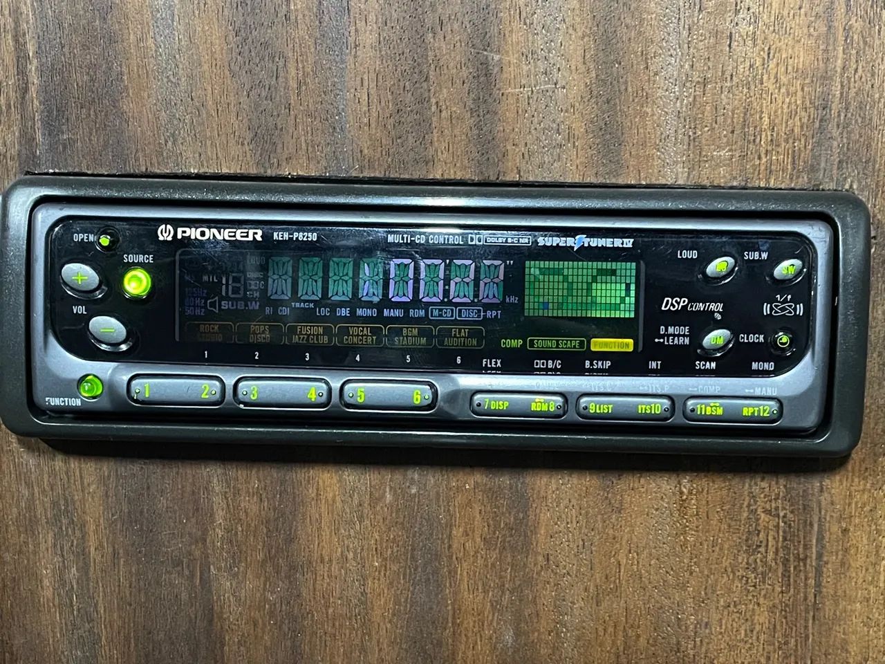 Toca fita rádio Pioneer keh-p8250 com Bluetooth - Peças para