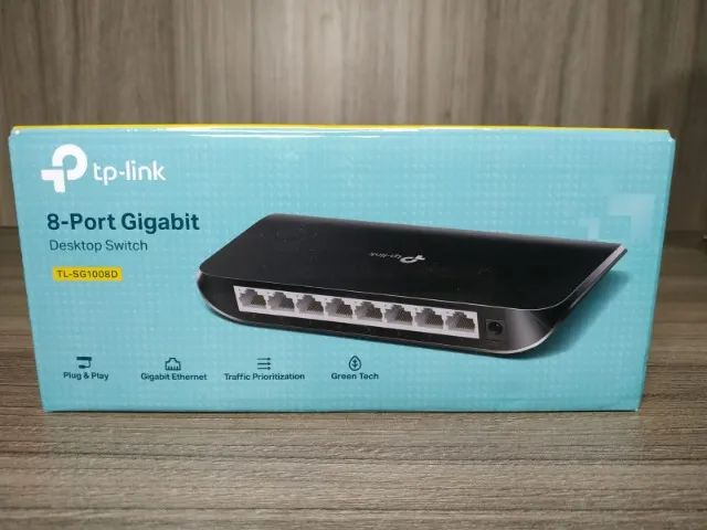Hub Switch TP-LINK 08P TL-SG10 (novo lacrado c/ garantia)