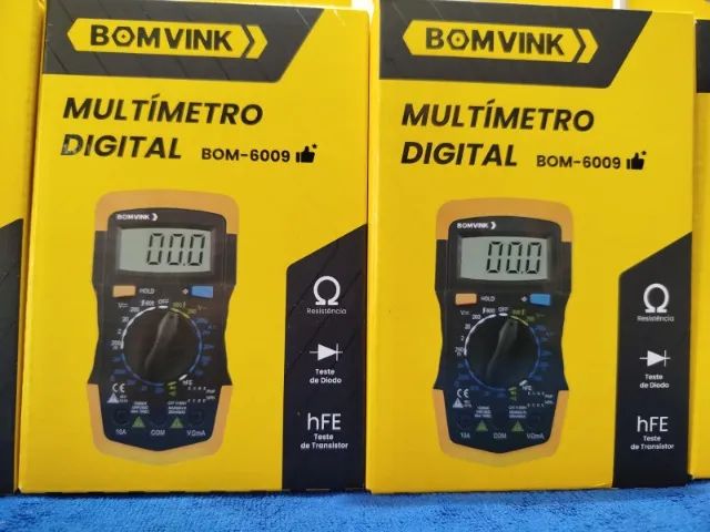 Multímetro Profissional Digital + bateria 9v + cabo/Jk Eletrônicos Qualidade e honestidade - Foto 4