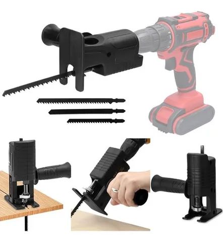 Serra Tico Tico Sabre Para Furadeira E Parafusadeira - Foto 3