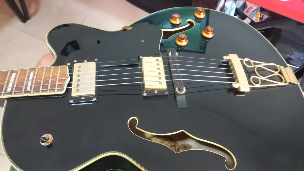 Guitarra semi-acustica washburn