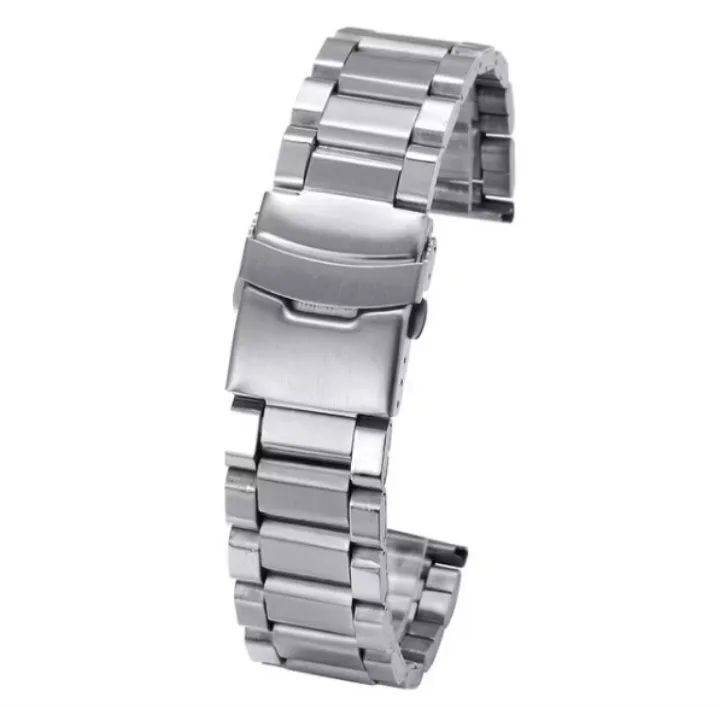 Pulseira para relogio  de aço inoxidável cor prata de 20mm(2cm)