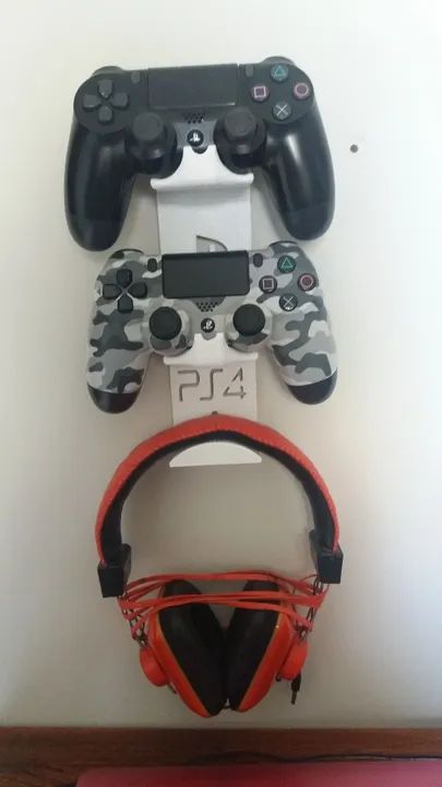 Suporte De Parede Para 2 Controles E 1 Headset De Xbox Ps3 Ps4 - Foto 5
