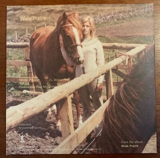 Paul McCartney / Linda McCartney - Single Raro Wide Prairie