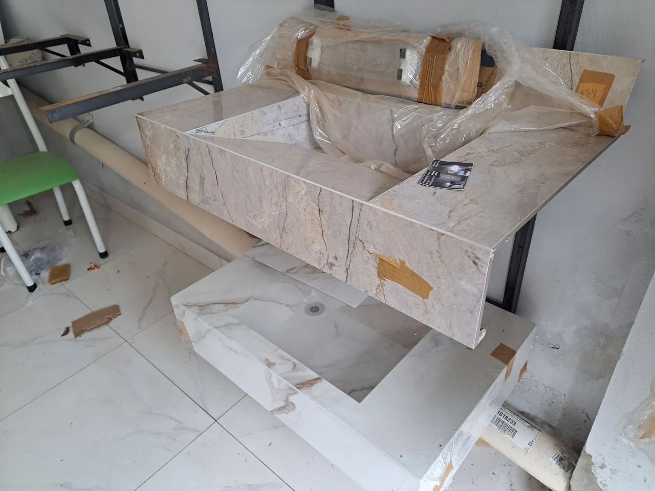 Pia de banheiro em porcelanato - Nova! - Foto 2