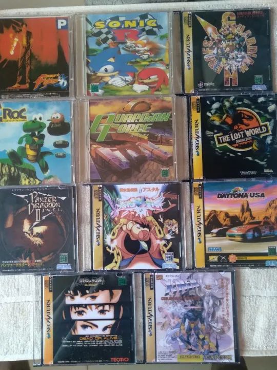 Jogos Sega Saturn Prensados