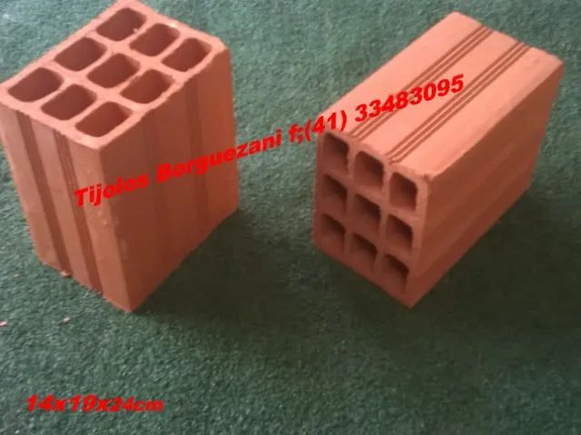 Tijolos 14x19x24 e 14x19x29cm