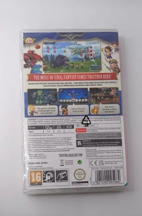 Jogo Final Fantasy Final Bar Line Theatrhythm Switch Mídia Física Versão Europeia Lacrado - Foto 2