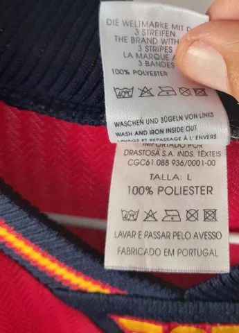 CAMISA SELECAO ESPANHA ADIDAS COPA 1998 FRANCA FRETE GRATIS - Foto 5