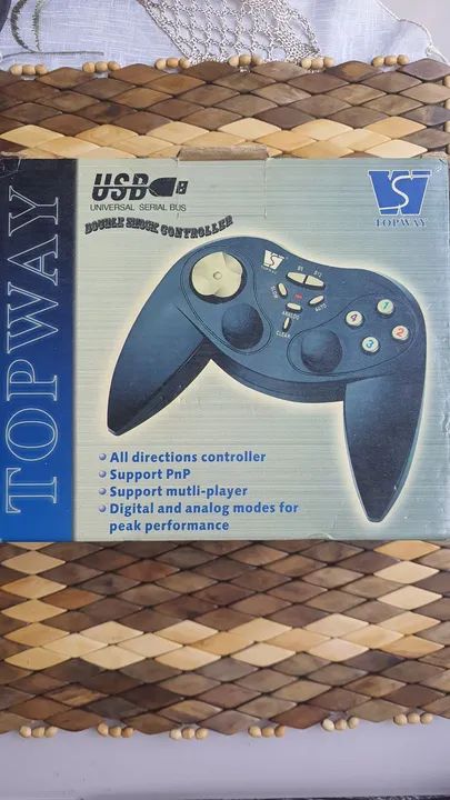Controle USB para PC Topway Double Shock - Foto 3