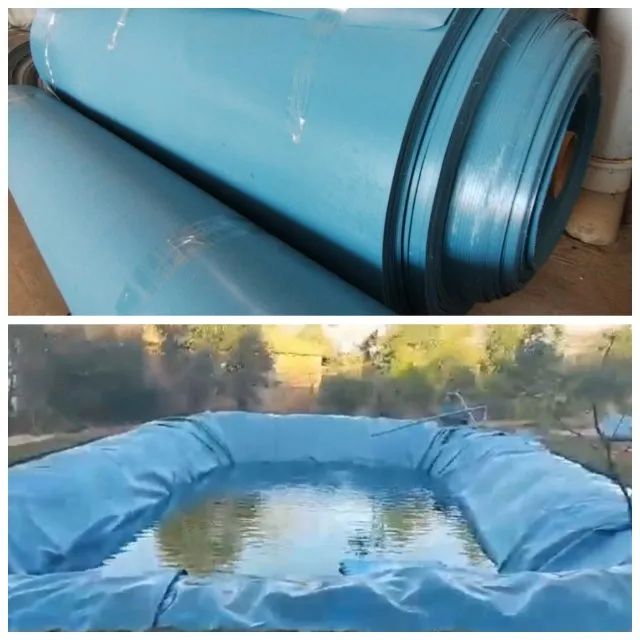 Blue HDPE Geomembrane Tarpaulin, 1000 Microns, 6 x 5 m