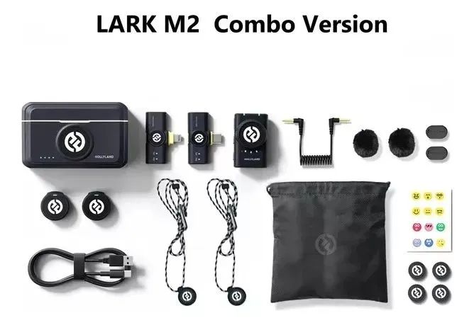 Microfone Hollyland Lark M2 Combo Lacrado