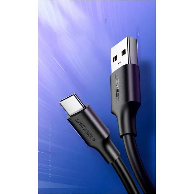 Cabo De Dados Ugreen Us287 Usb 2.0 P Usb Tipo C 1m Preto - Foto 2