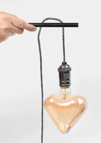 Lâmpadas Love e coração em led com bocais e fio - Foto 6