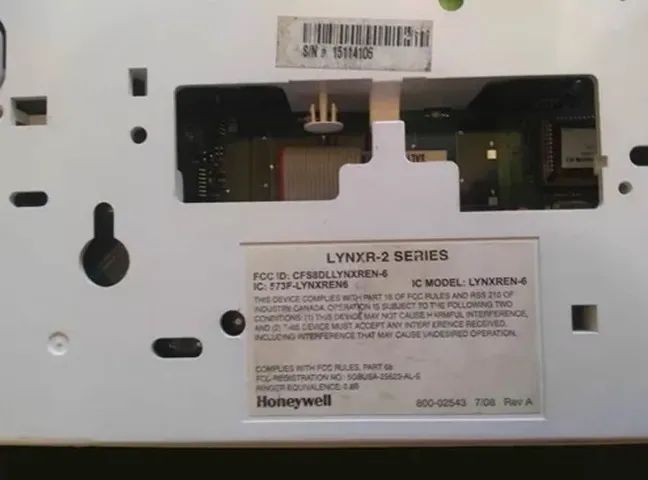 Teclado Honeywell para Central Alarme Lynx Plus- usado - Foto 2