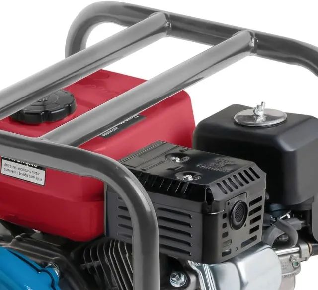 Motobomba a Gasolina 2.1/2 x 2 Pol. 6,5CV Partida Manual B4T 716-Branco - Foto 2