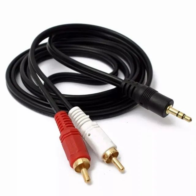 Cabo Auxiliar P2 Macho X Rca Macho Audio 1,5m Cabo plug P2 Rca2 - Foto 3
