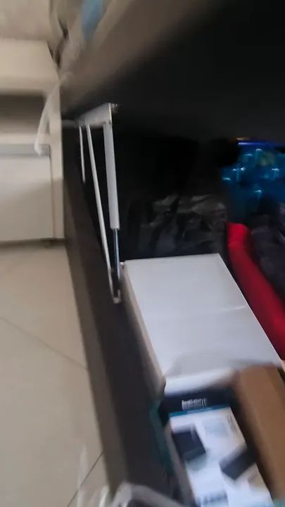 Cama Box Baú Viúva+ Colchão Molas Ensacadas - Pouco Uso, Excelente Estado - Foto 5