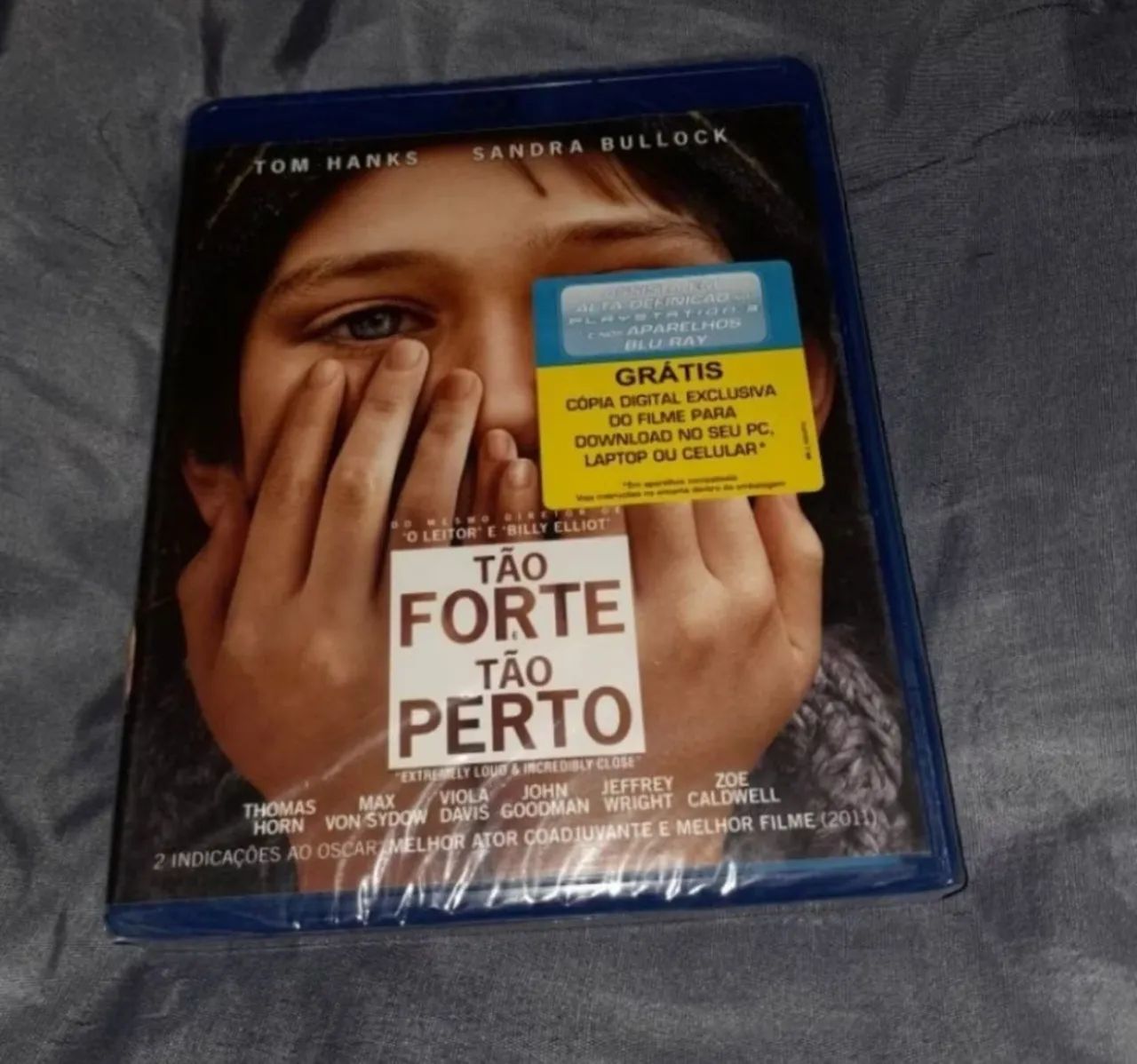 Blu-ray lacrado tão forte e tão perto