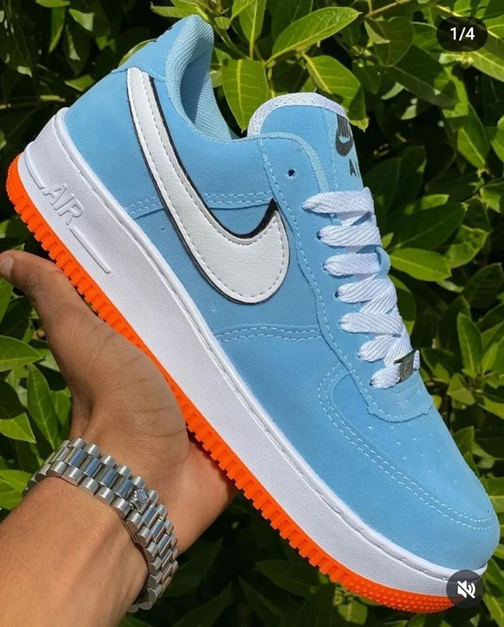 Nike Air Force 1 Azul - Foto 3