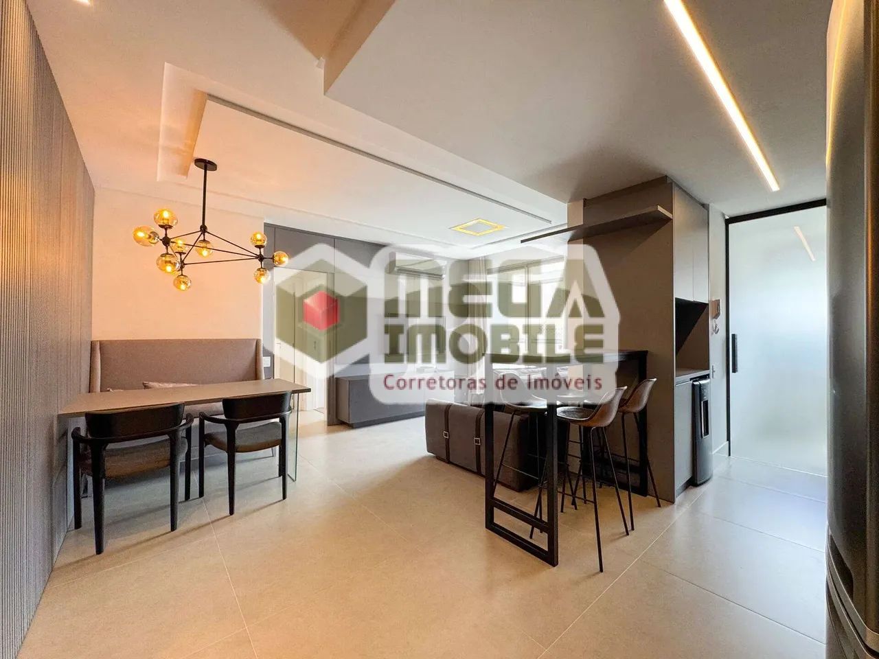 Apartamento no D GARDEN com vista livre,mobiliado, Corrego Grande, 2 dorm