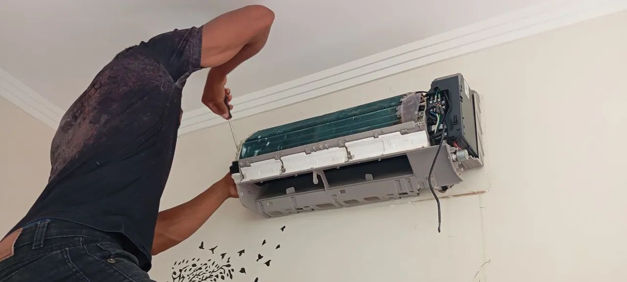 Higienização de ar condicionado 