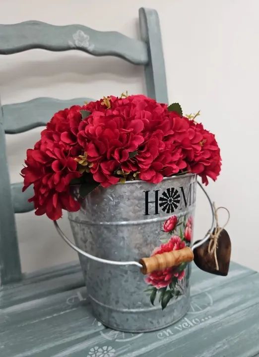 Balde com flores - Foto 2