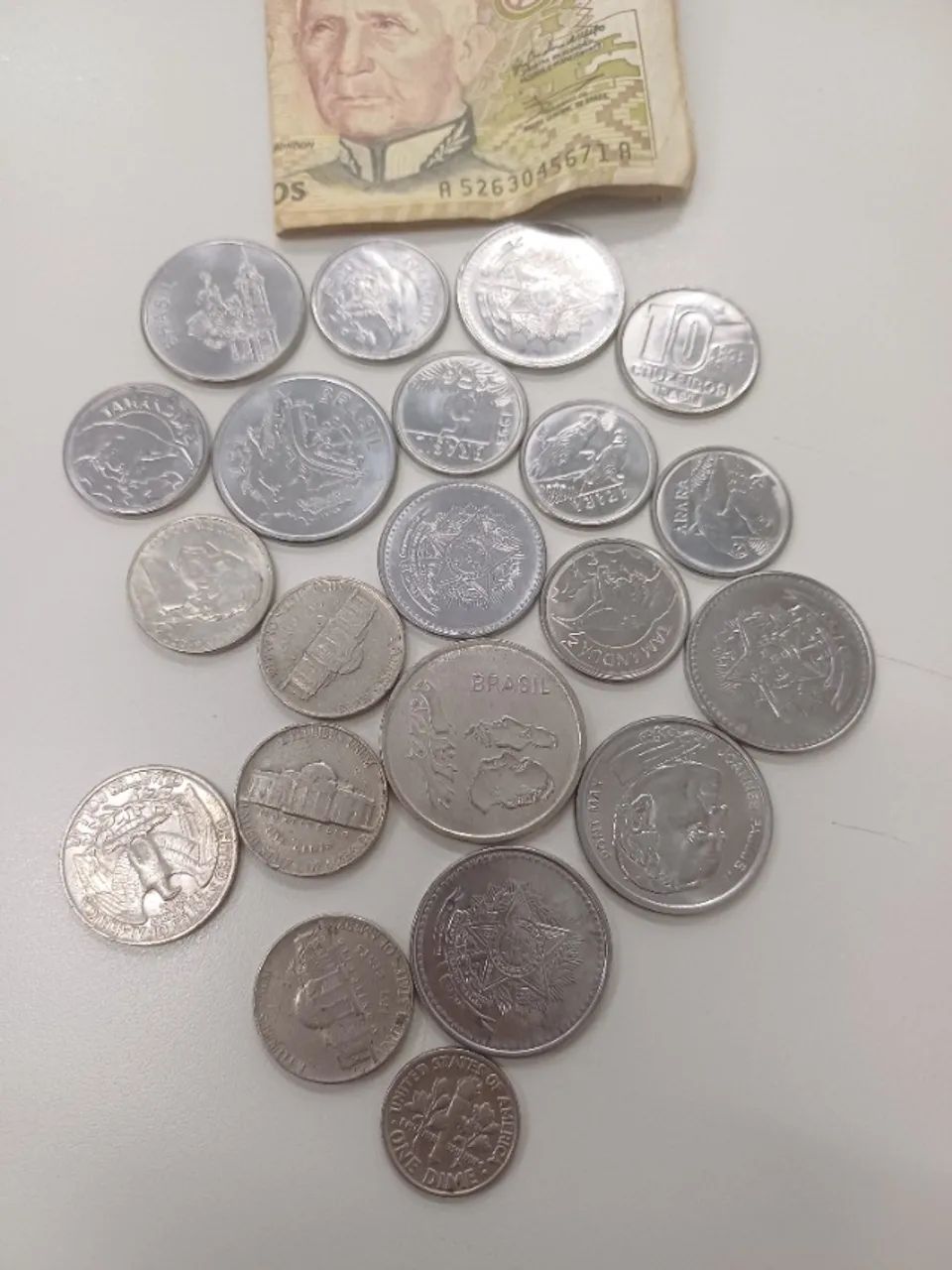  coleção de moedas antigas vários anos   - Foto 3