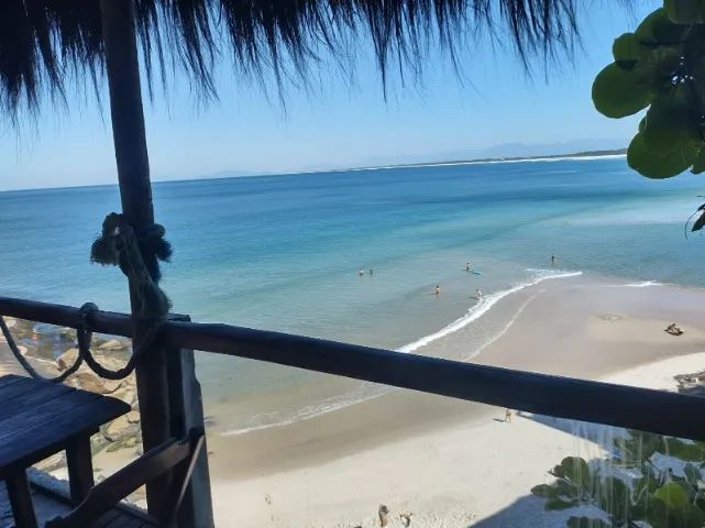 Amplo salão comercial na praia,  Barra de Guaratiba. Frente para o mar. - Foto 2